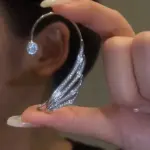 Angel Wing Earrings – Elegant Feather Drop Earrings for Women