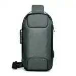 New Carbon Fiber Streamline Anti-Theft Sling Bag
