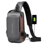 New Carbon Fiber Streamline Anti-Theft Sling Bag