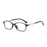 Women's Fashion Lightweight Metal Anti-blue Light Reading Glasses U01
