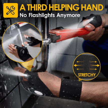 Waterproof LED Light-Up Gloves