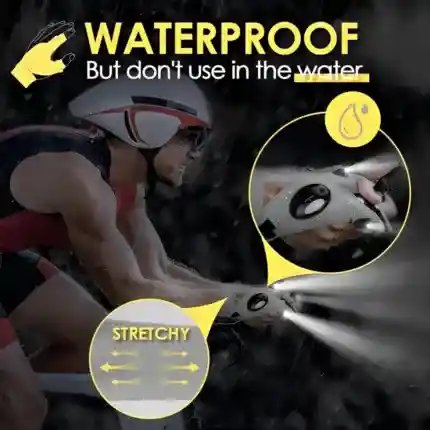 Waterproof LED Light-Up Gloves