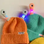 Cozy Glow Parent-Child Knit Hat – Little Monster Design