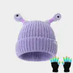 Cozy Glow Parent-Child Knit Hat – Little Monster Design