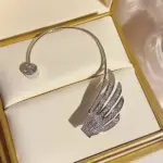 Angel Wing Earrings – Elegant Feather Drop Earrings for Women - Image 4