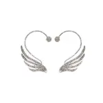 Angel Wing Earrings – Elegant Feather Drop Earrings for Women - Image 5