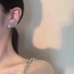Angel Wing Earrings – Elegant Feather Drop Earrings for Women - Image 6