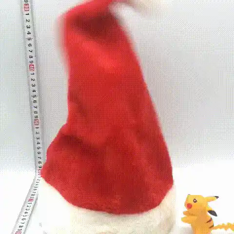 Singing Santa hat in action