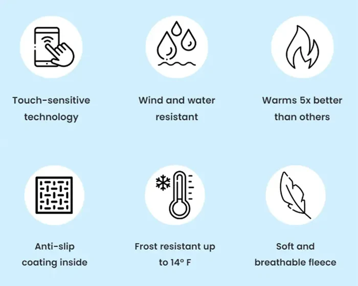 Warm fleece lining