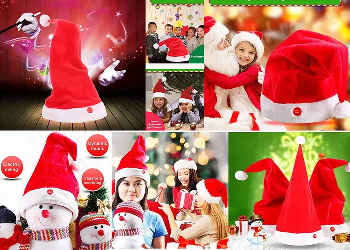 Santa hat with music